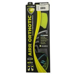 NEW Sof Sole Airr Orthotic Shoe Inserts Insole •Women 5-7.5• Black Silvadur
